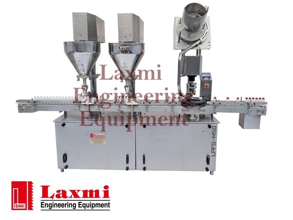 AUGER POWDER FILLING & CAPPING MACHINE