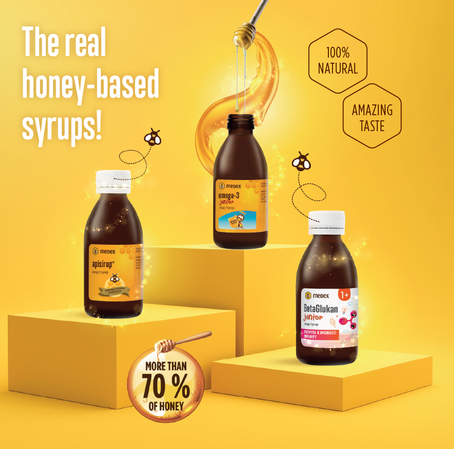 Honey-based syrups line