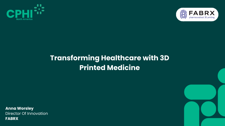 Transforming Healthcare with 3D Printed Medicine