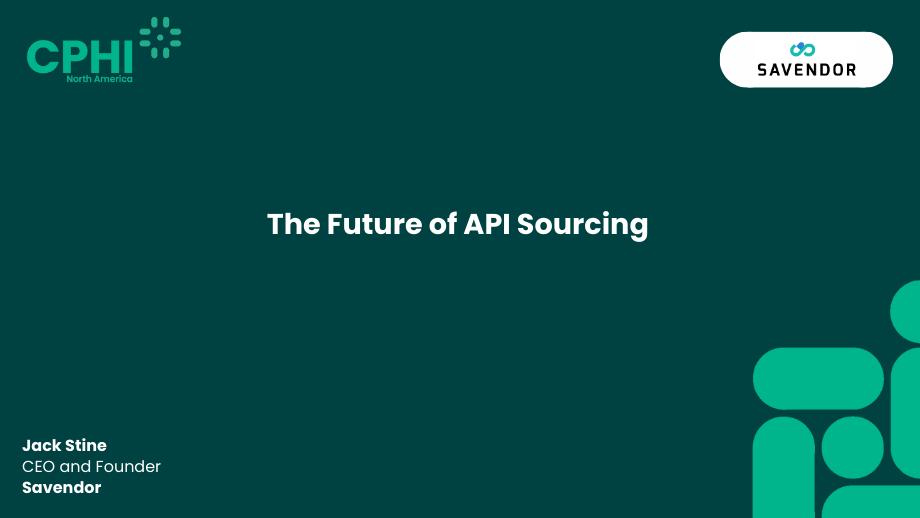 The Future of API Sourcing