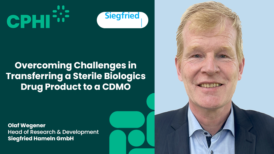 Overcoming Challenges in Transferring a Sterile Biologics Drug Product to a CDMO