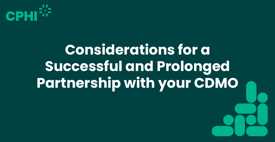 Panel Discussion: Considerations for a Successful and Prolonged Partnership with your CDMO