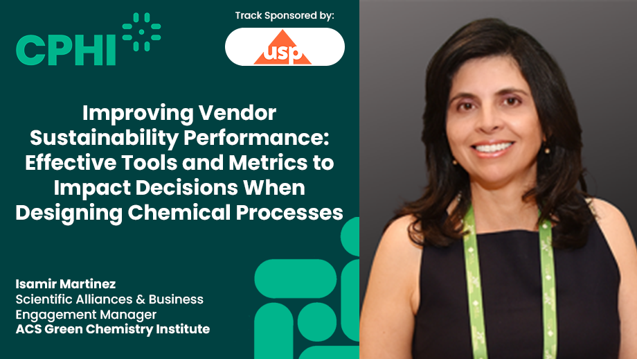 Improving Vendor Sustainability Performance: Effective Tools and Metrics to Impact Decisions When Designing Chemical Processes