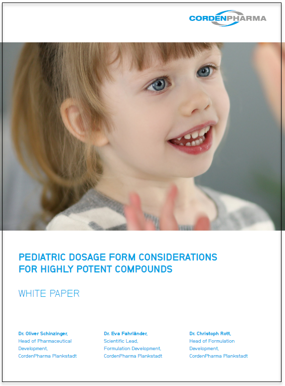 White Paper > Highly Potent Compound Pediatric Dosage Forms