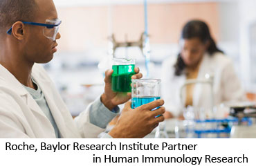 Roche, Baylor Research Institute Partner in Human Immunology Research
