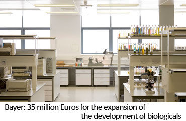 Bayer: 35 million Euros for the expansion of the development of biologicals