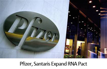 Pfizer, Santaris Expand RNA Pact