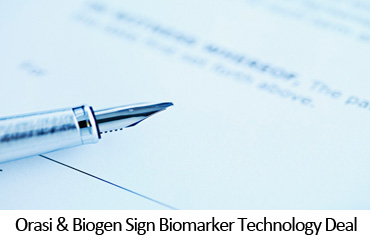 Orasi & Biogen Sign Biomarker Technology Deal