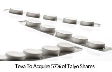 Teva To Acquire 57% of Taiyo Shares