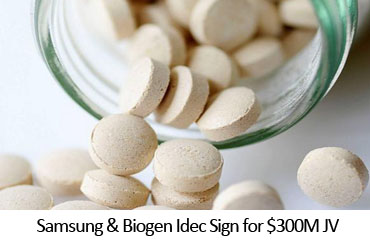 Samsung & Biogen Idec Sign for $300M JV