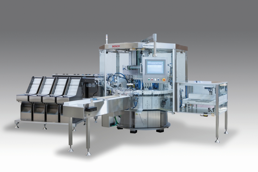 Bosch Packaging Technology - Fully Automated Assembly of up to 70 Insulin Pens/Minute