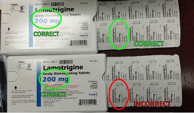 Impax Laboratories issues voluntary, nationwide recall for one lot of Lamotrigine orally disintegrating tablet 200 mg