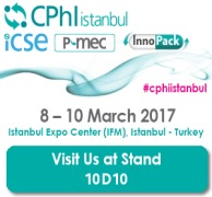 Meet Pharmaffiliates at CPhI Istanbul 2017 (8-10 March 2017)
