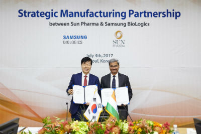 Sun Pharma & Samsung BioLogics announce strategic manufacturing tie-up for Tildrakizumab