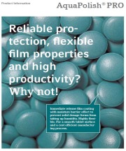 AquaPolish® PRO - reliable protection, flexible film properties and high productivity