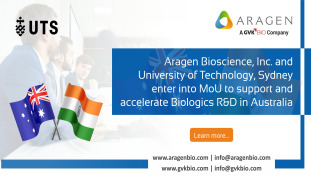 Aragen Bioscience, Inc. and University of Technology, Sydney Enter Into MoU to Support and Accelerate Biologics R&D in Australia