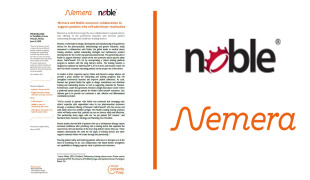 Nemera and Noble announce collaboration to support patients who self-administer medication