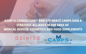 AZIERTA CONSULTANCY and GTF MERCÉ CAMPS sign a strategic alliance in the area of Medical Devides