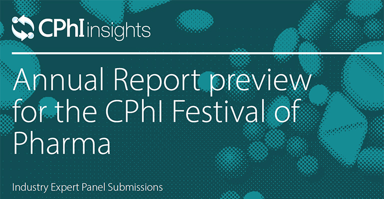 Annual Report preview for the CPHI Festival of Pharma