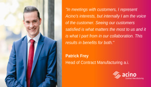 Meet Patrick Frey, Head of Contract Manufacturing ad interim