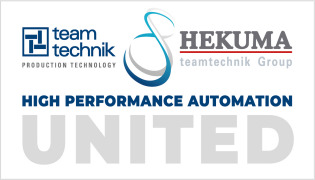 “High performance automation united” – Hekuma joins the teamtechnik group