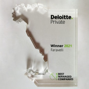 Faravelli is among the winners of the fourth edition of the Best Managed Companies Award, an initiative promoted by Deloitte Private to support and reward Italian business excellence.
