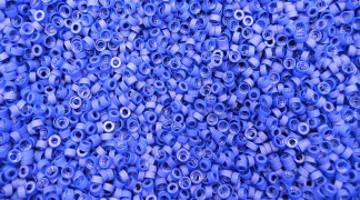 Small plastic components in large quantities
