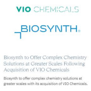 Biosynth acquires IO Chemicals to expand large scale capabilities.