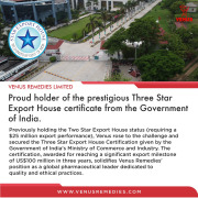 We are proud to highlight the Three Star Export House certificate given to us by the Government of India