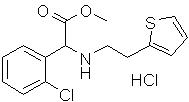 (S)-methyl 2-(2-chlorophenyl)-2-(2-(thiophen-2-yl)ethylamino)acetate hydrochloride