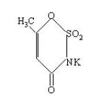 Acesulfame-k sweetening agents