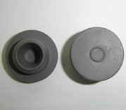Butyl rubber stoppers for injection