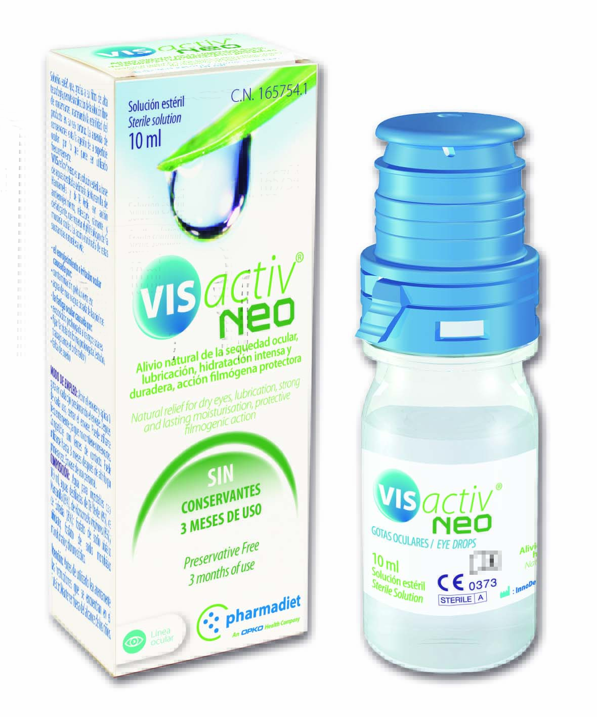 VISACTIVE NEO - EYE DROPS FOR OCULAR DRYNESS, PROTECTION AND RELIEF IN ALLERGIC PROCESSES