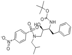 [(1S,2R)-1-benzyl-2-hydroxy-3-[isobutyl[(4-nitrophenyl) sulfonyl] amino] propyl] carbamate