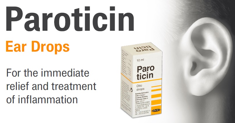 Paroticin ear drops