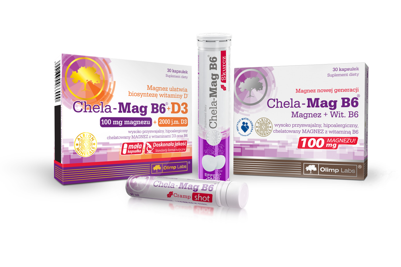 Chela-Mag B6 product line - magnesium of the new generation
