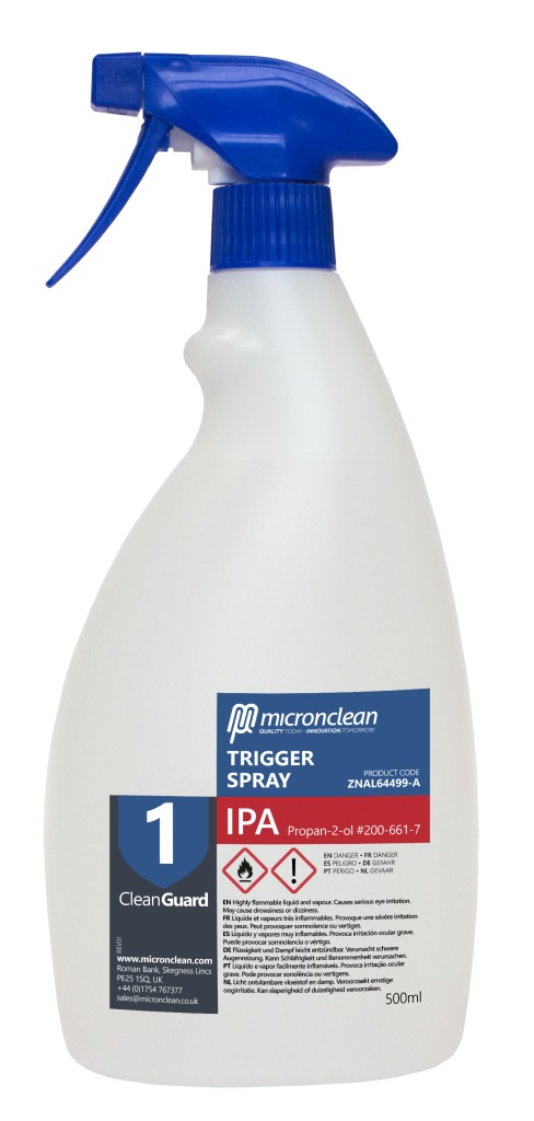 CleanGuard1 Trigger Spray- IPA (Sterile)
