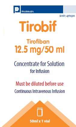 Tirofiban (TIROBIF) 12,5 mg/50 ml Solution for infusion