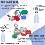 Flip down seals