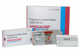 Progesterone Sustained Release 200mg Tablets - Pregaloop 200