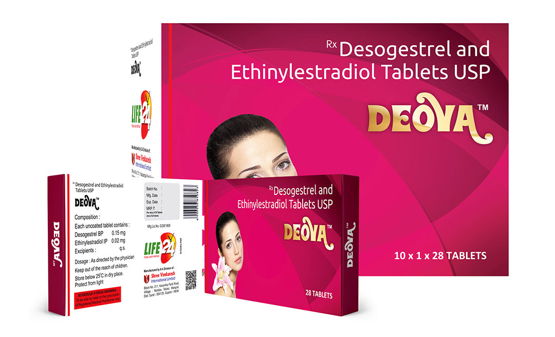 Desogestrel 0.15 mg and Ethinylestradiol 0.02 mg Tablets