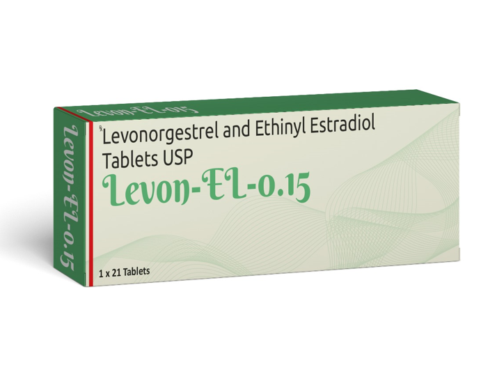 Levonorgestrel 0.15 mg and Ethinyl Estradiol 0.03 mg Tablets USP-Levon-EL-0.15