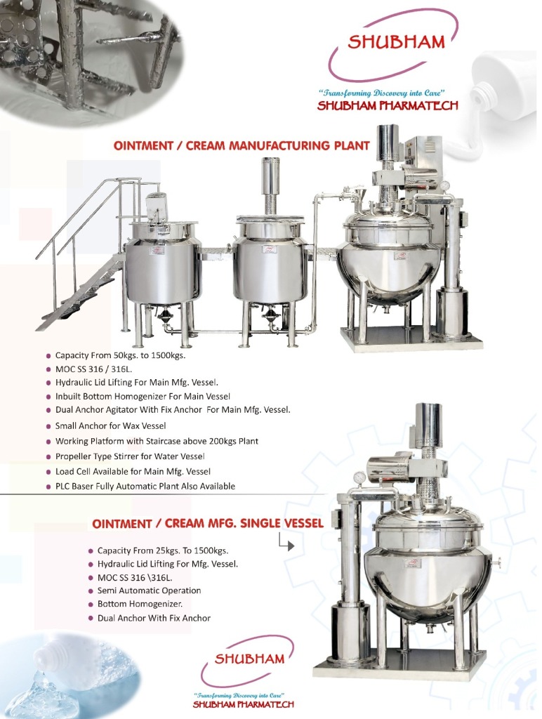 OINTMENT MANUFACTURING PLANT