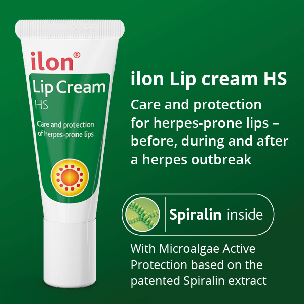 Ilon HS lip cream for lips prone to herpes