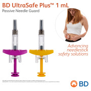 BD UltraSafe Plus™ 1 mL  Passive Needle Guard - Advancing needlestick safety solutions