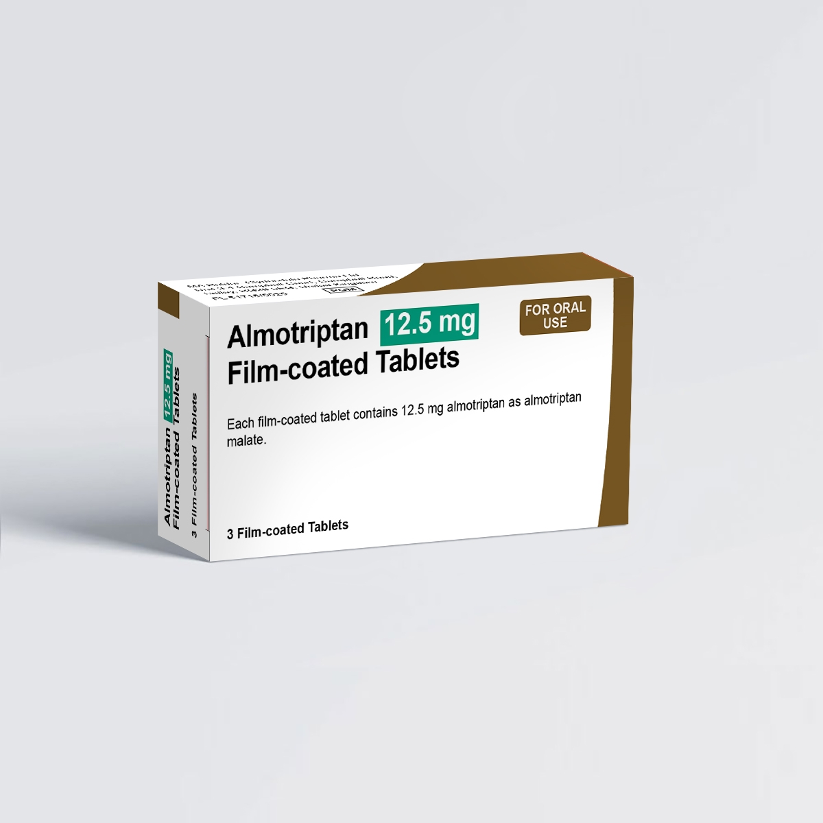 Almotriptan 12.5mg Film-coated tablets