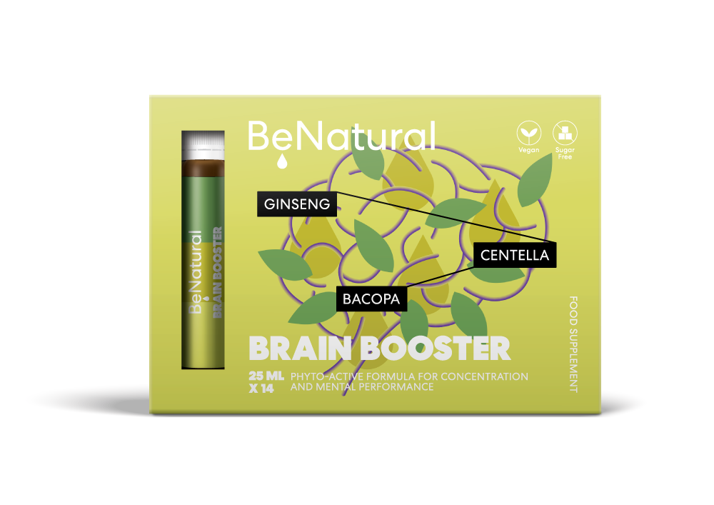 Be Natural Brain Booster,  25 ml, N14