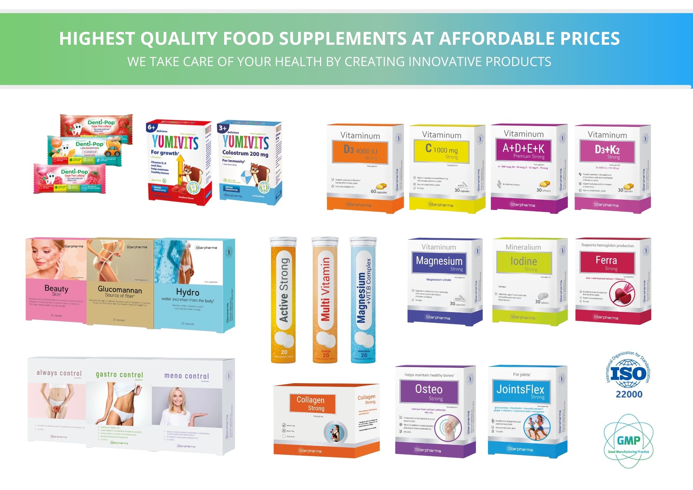 Food supplements&Denti-Pop