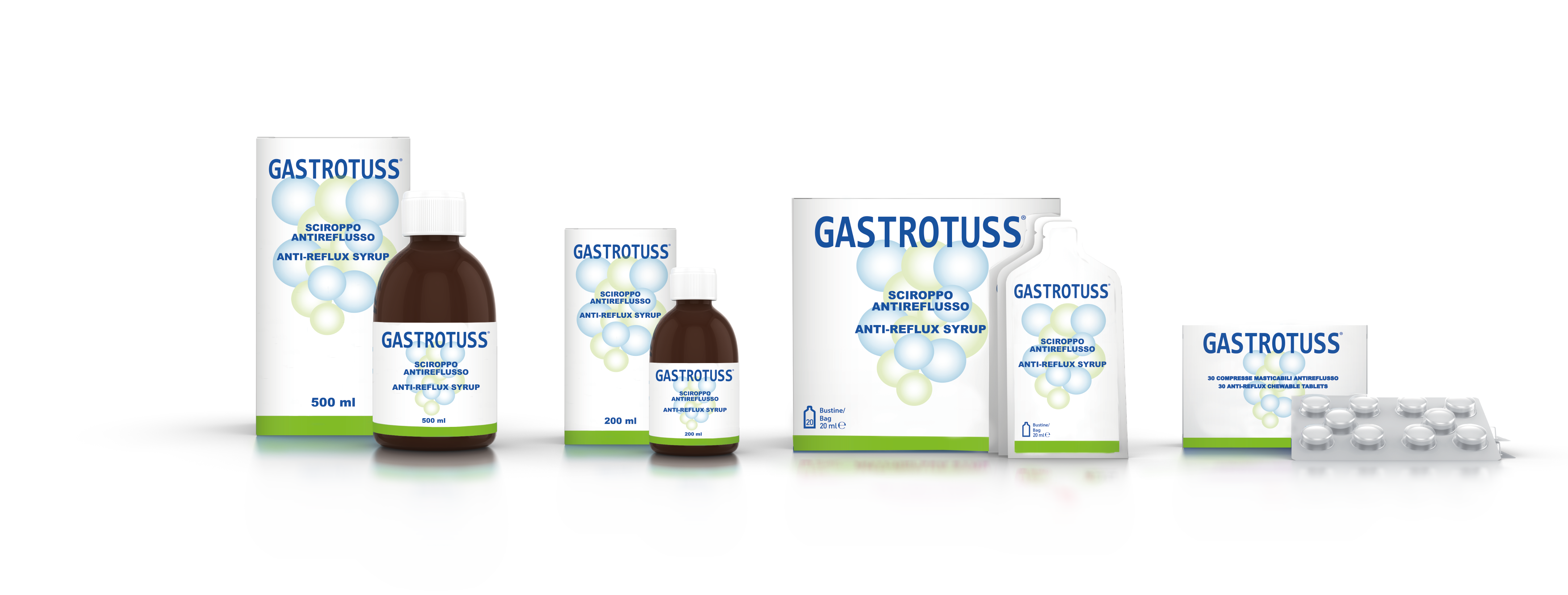 GASTROTUSS SYRUP & TABLETS - Anti-Reflux Line