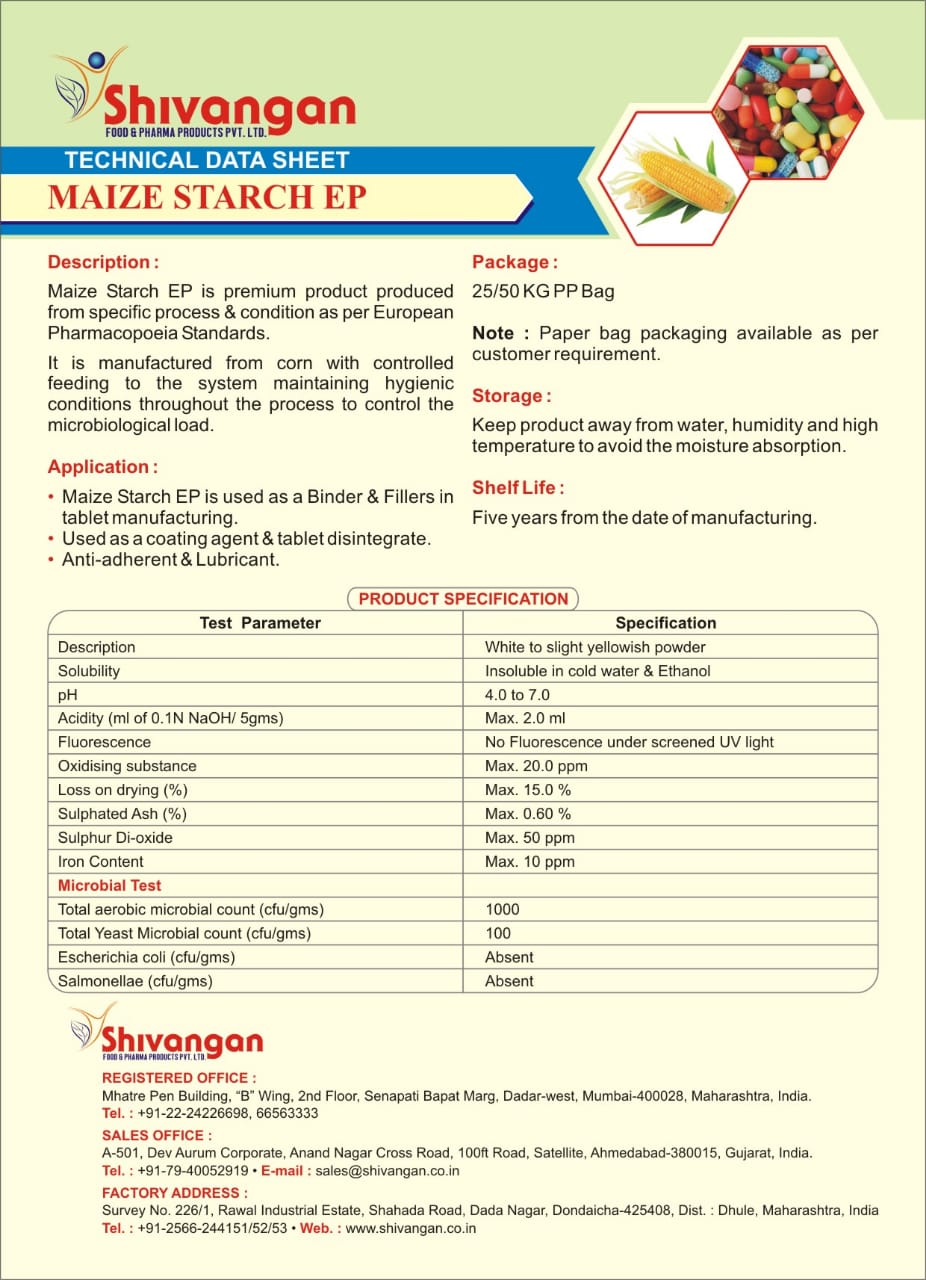 MAIZE STARCH EP